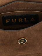 Furla Brown Calfskin Handbag