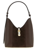 Furla Brown Calfskin Shoulder Bag