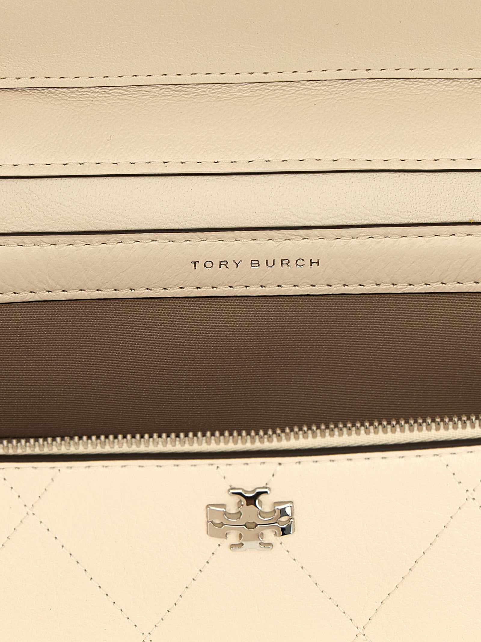 Tory Burch White Cowhide Crossbody Bag