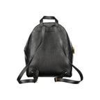 Coccinelle Black Leather Women Backpack