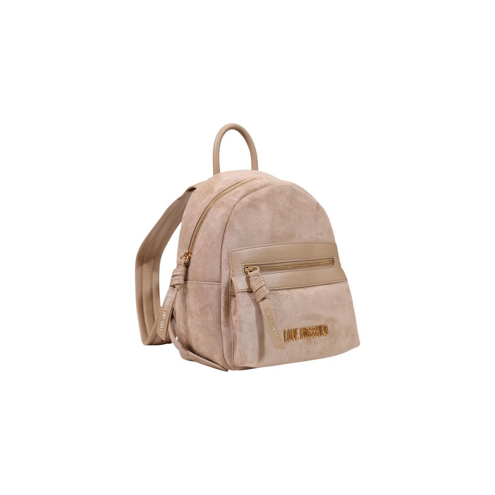 Love Moschino Beige Polyester Backpack