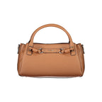 Guess Jeans Brown Polyurethane Women's Bag with Adjustable Strap