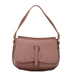 Coccinelle Brown Leather Women's Bag with Removable Strap and Compartments