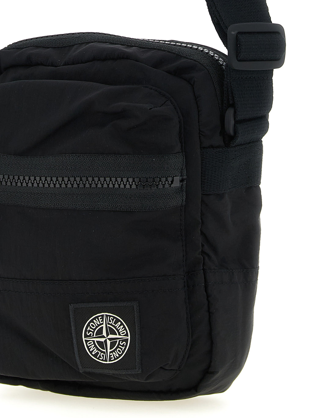 Stone Island Black Polyamide Crossbody Bag