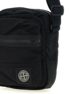 Stone Island Black Polyamide Crossbody Bag