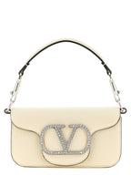 Valentino Garavani White Calfskin Shoulder Bag
