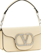 Valentino Garavani White Calfskin Shoulder Bag