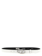 Diesel White Leather Regular Belt