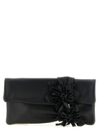 Jimmy Choo Black Lamb Leather Clutch Bag