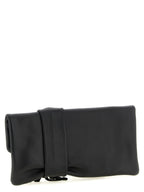 Jimmy Choo Black Lamb Leather Clutch Bag