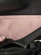 Jimmy Choo Black Lamb Leather Clutch Bag
