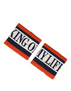 Dolce & Gabbana Set Multicolor Striped Cotton "King Of My Life" Wristband
