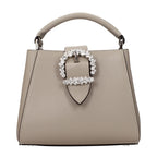 Jimmy Choo Gray Leather Handbag