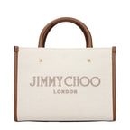Jimmy Choo Beige Fabric Handbag