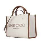 Jimmy Choo Beige Fabric Handbag