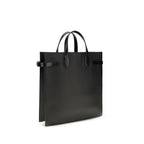 Valentino Garavani Black Calf Leather Bos Taurus Shoulder Bag