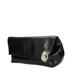 Jil Sander Black Leather Clutch Bag