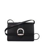 Jimmy Choo Black Leather Crossbody Bag