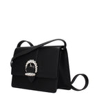 Jimmy Choo Black Leather Crossbody Bag