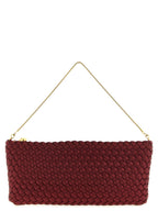 NAGHEDI Red Polyester Clutch Bag