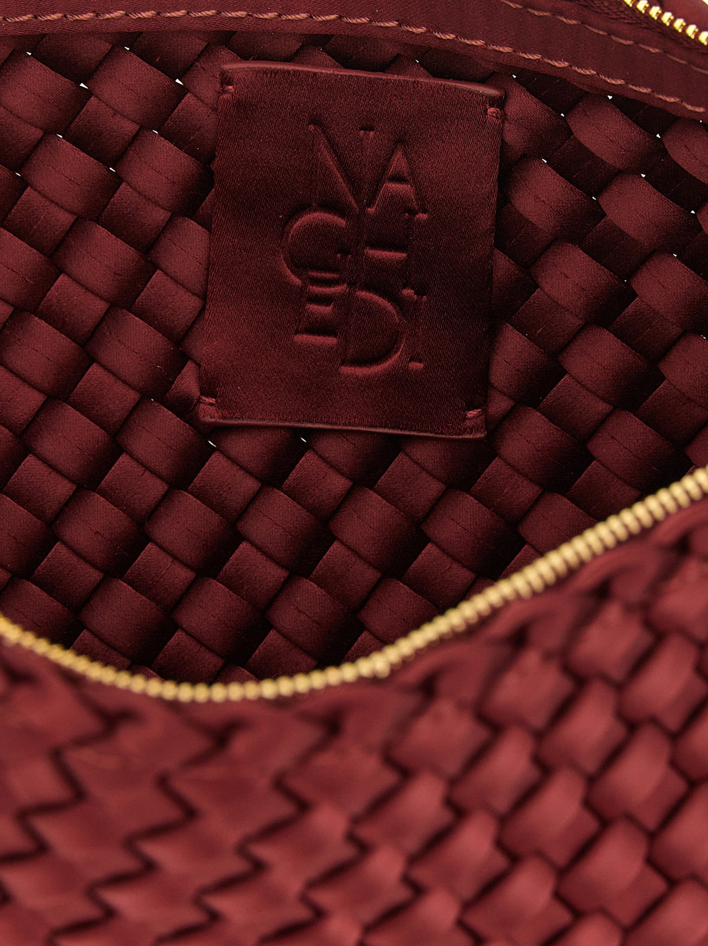 NAGHEDI Red Polyester Clutch Bag