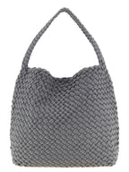NAGHEDI Gray Nylon Shoulder Bag