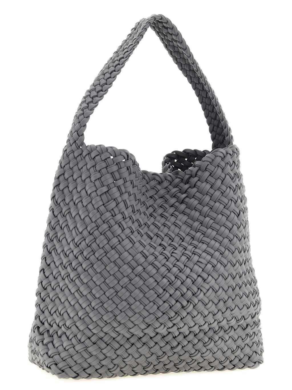 NAGHEDI Gray Nylon Shoulder Bag