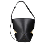 Jil Sander Black Leather Crossbody Bag