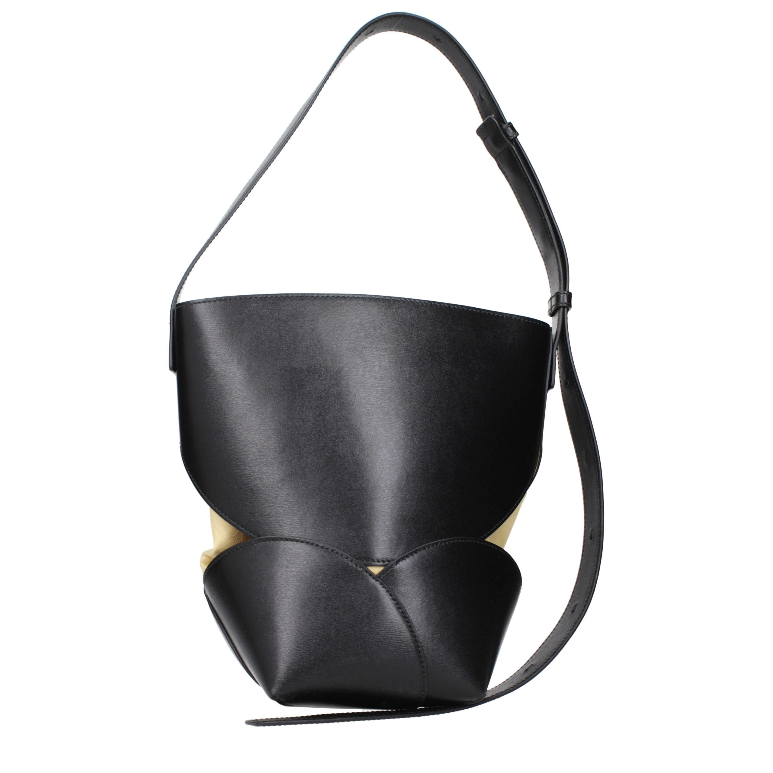 Jil Sander Black Leather Crossbody Bag