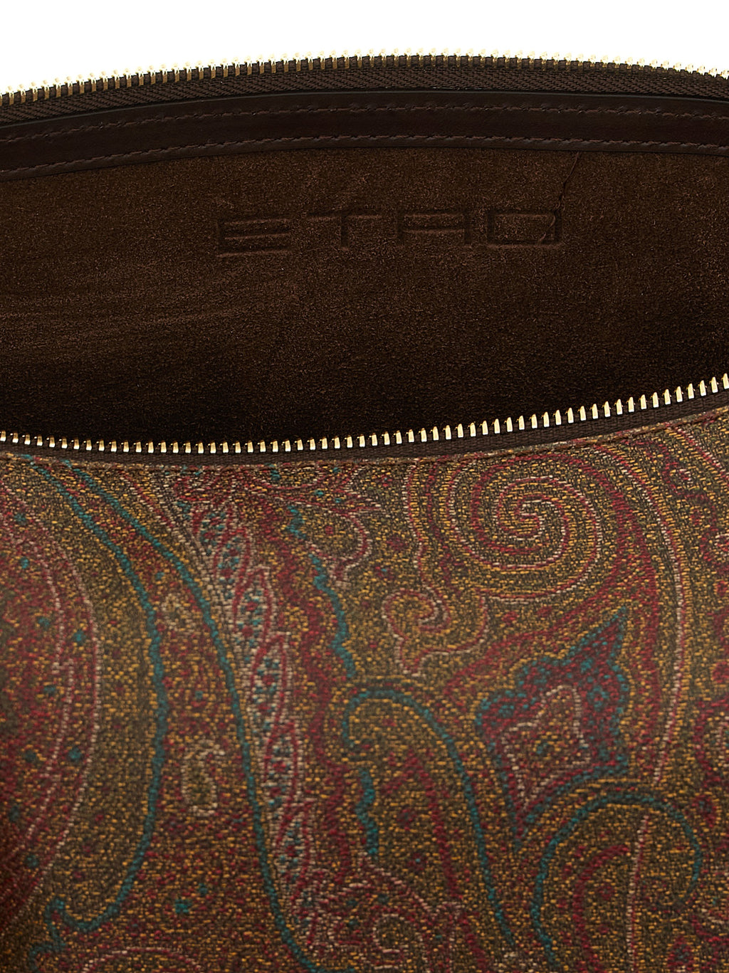 Etro Brown Cotton Crossbody Bag