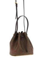 Etro Brown Cotton Handbag