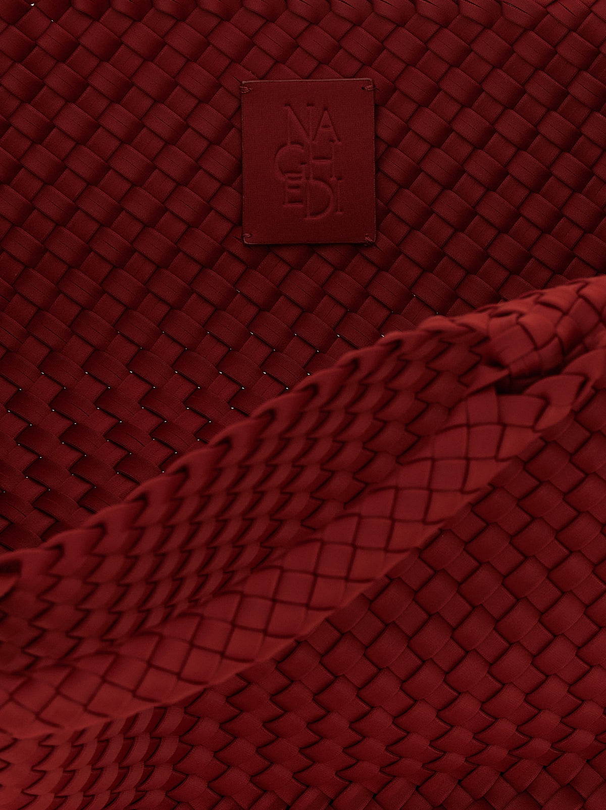 NAGHEDI Red Nylon Handbag