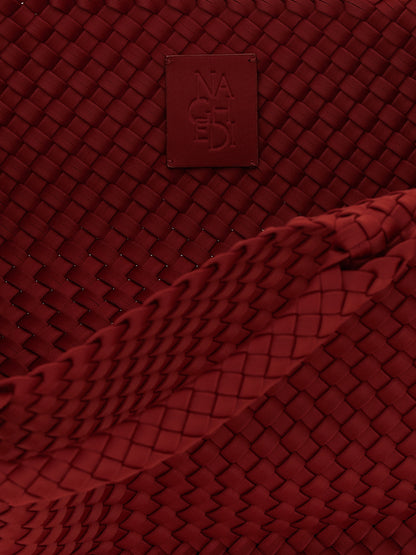 NAGHEDI Red Nylon Handbag
