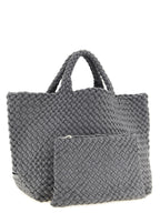 NAGHEDI Gray Nylon Tote Bag