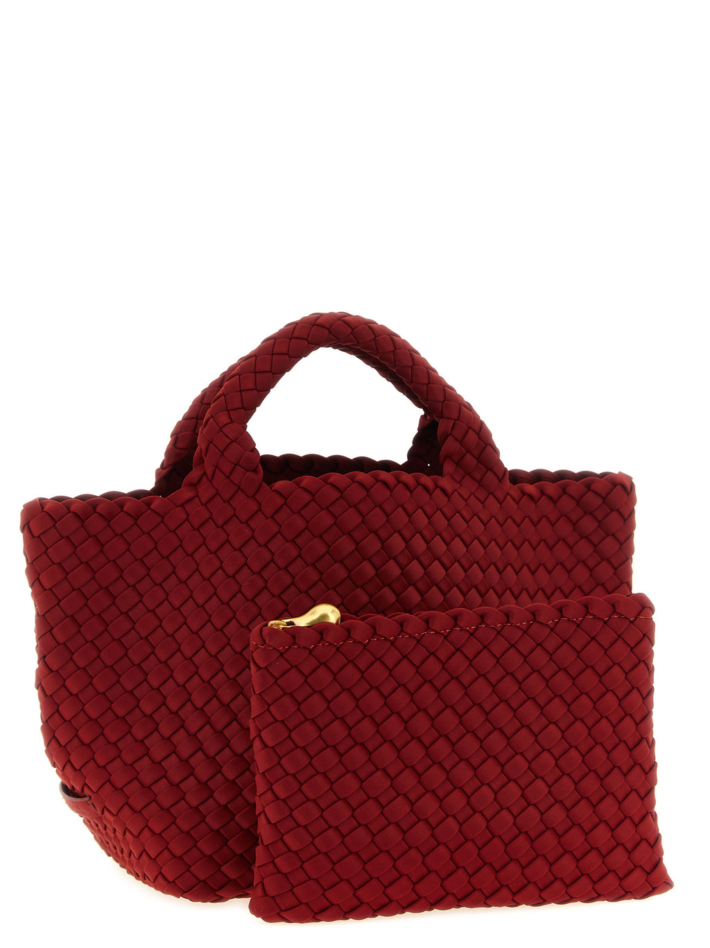 NAGHEDI Red Nylon Handbag