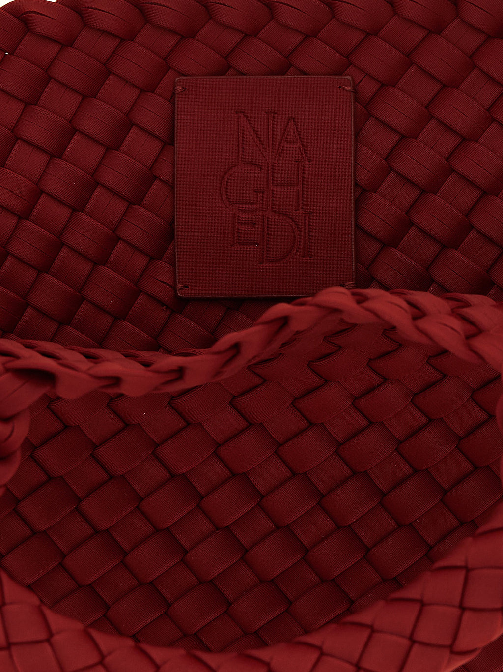 NAGHEDI Red Nylon Handbag