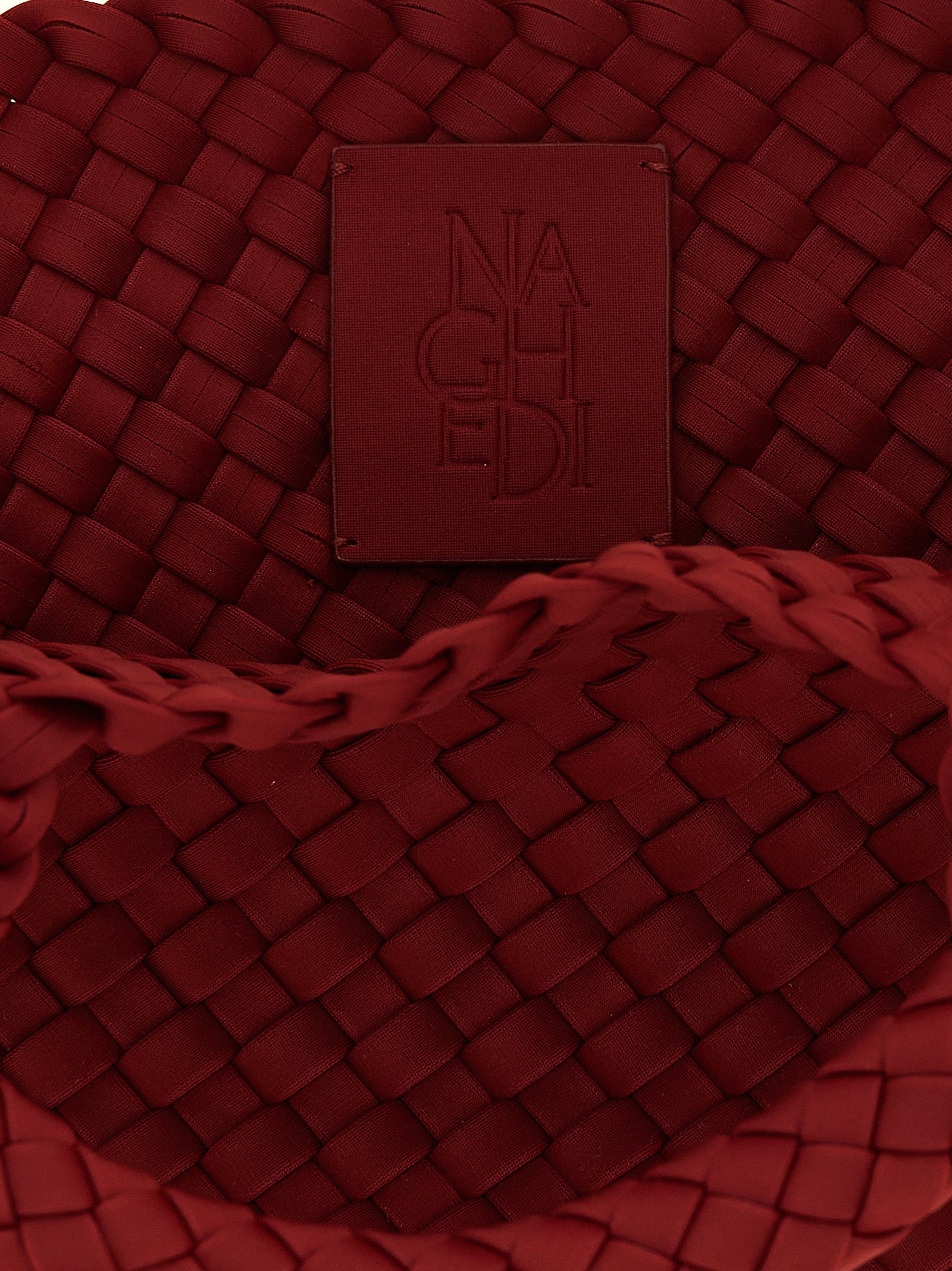 NAGHEDI Red Nylon Handbag