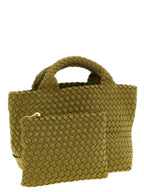 NAGHEDI Bicolor Nylon Handbag