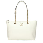 Jimmy Choo White Leather Shoulder Bag
