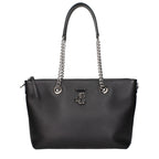 Jimmy Choo Black Leather Shoulder Bag