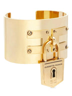 Elisabetta Franchi Gold Brass Bracelet