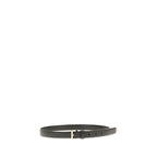 Prada Black Calf Leather Bos Taurus Regular Belt