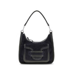 Pierre Hardy Black Calf Leather Bos Taurus Shoulder Bag