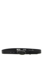 Diesel Black Other Fibres Regular Belt