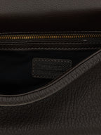PINKO Brown Lamb Leather Crossbody Bag