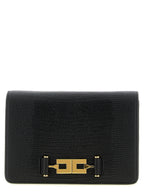 Elisabetta Franchi Black Polyester Clutch Bag