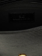 Elisabetta Franchi Black Polyester Clutch Bag