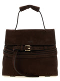 Moschino Brown Calfskin Handbag