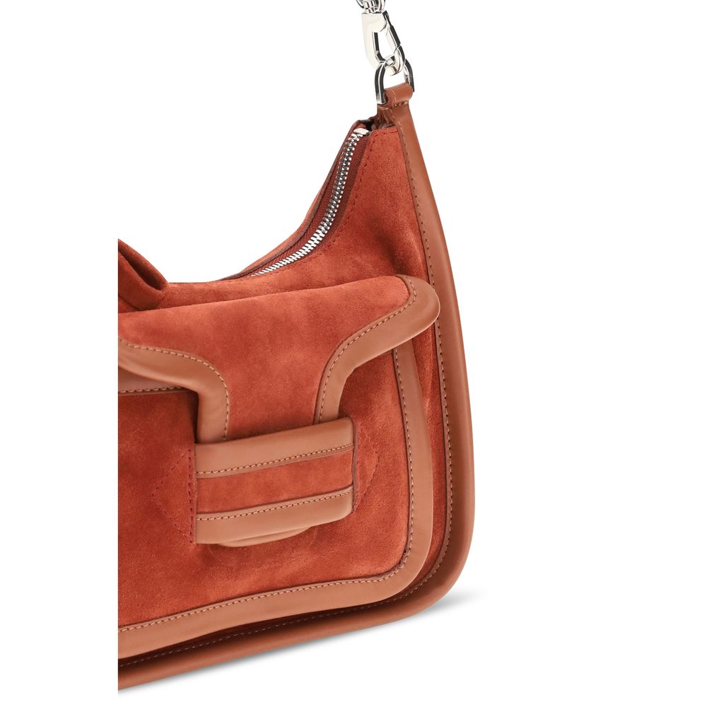Pierre Hardy Red Calf Leather Bos Taurus Shoulder Bag