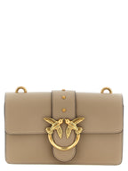 PINKO Gray Calfskin Crossbody Bag